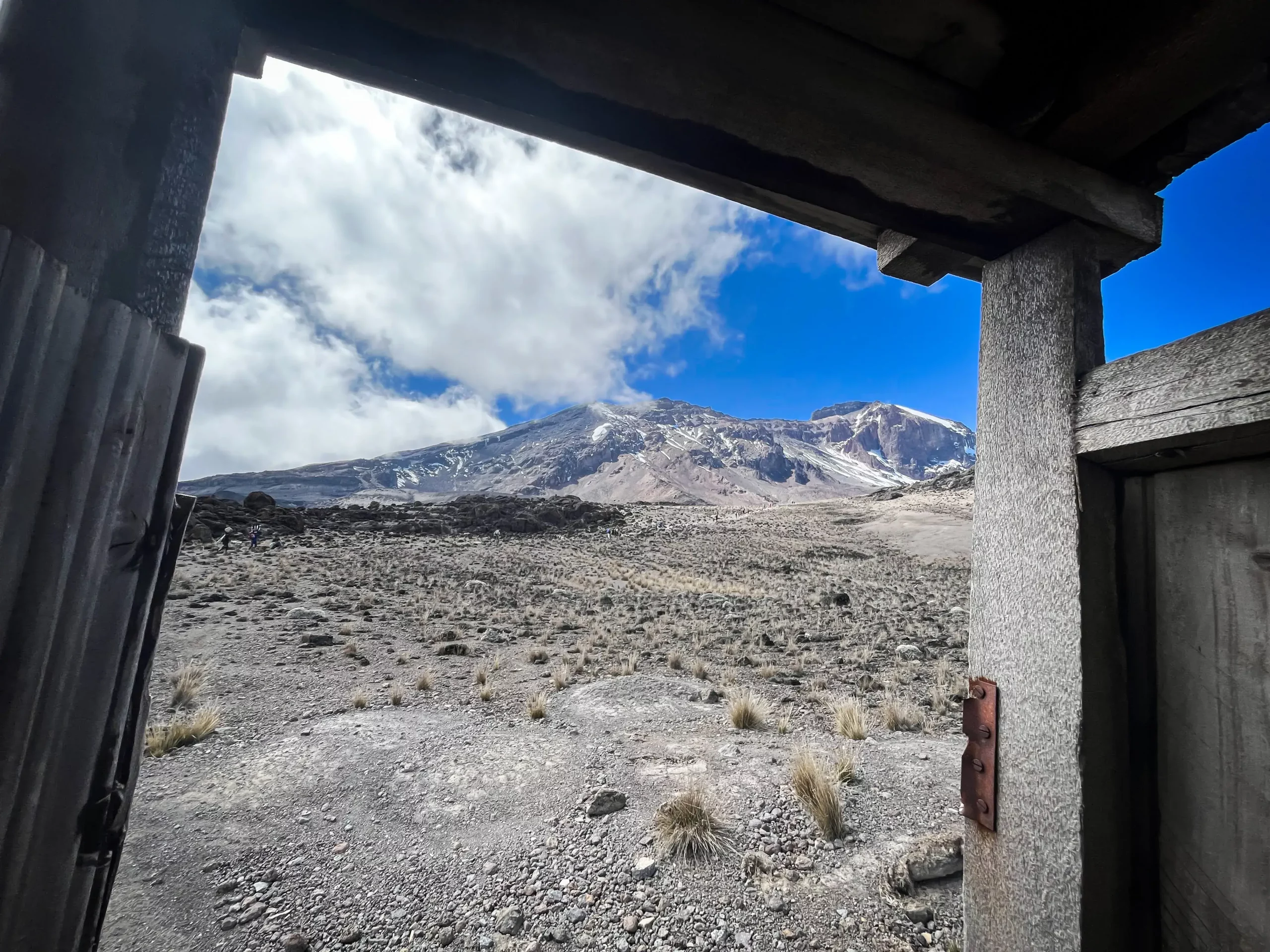 View in between trekking of Kilimanjaro