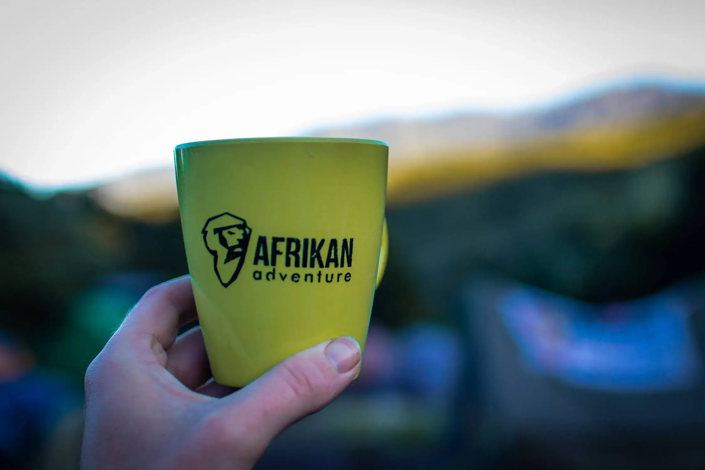 Coffee mug of afrikan adventures for our travelers