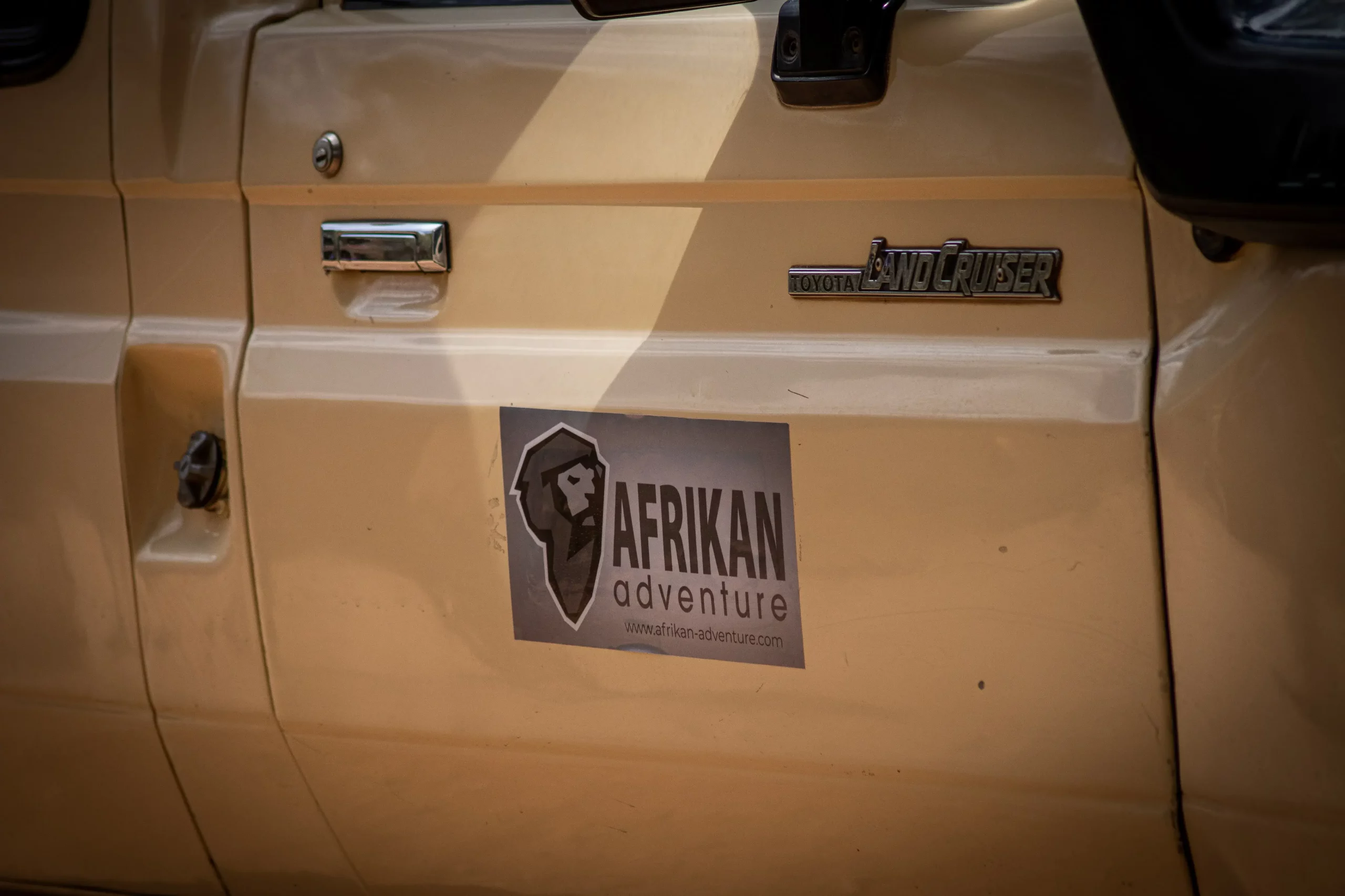 Afrikan Adventure's safari vehicle