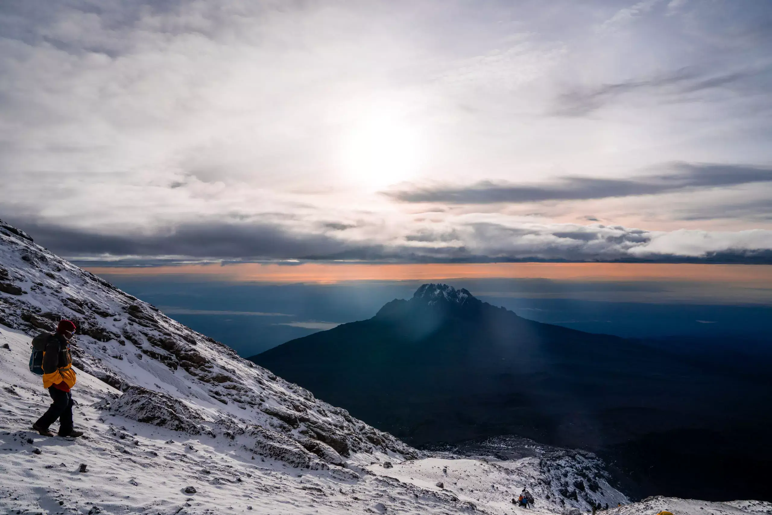 magnificent view of Kilimanjaro from peak