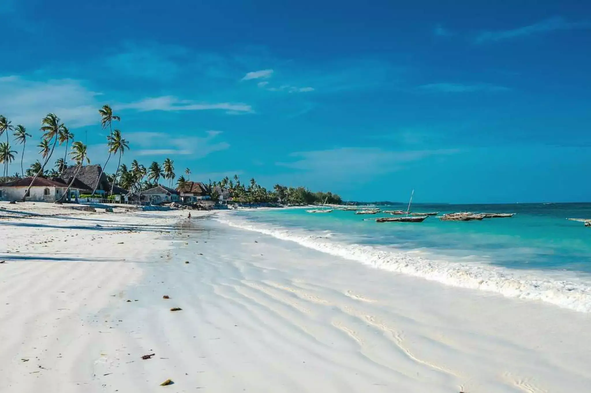 A Beautiful Beach View of Zanzibar Island